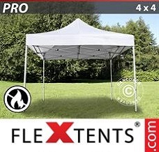 Event tent 4x4 m White, Flame retardant