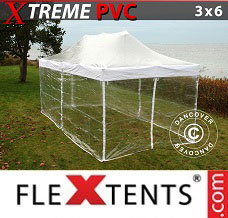 Event tent 3x6 m Clear, incl. 6 sidewalls