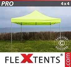 Event tent 4x4 m Neon yellow/green