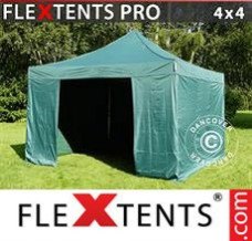 Event tent 4x4 m Green, incl. 4 sidewalls