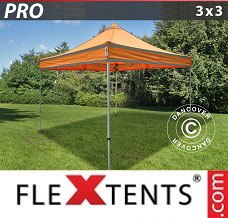 Event tent 3x3 m Orange Reflective
