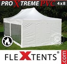 Event tent 4x8 m White, incl. 6 sidewalls
