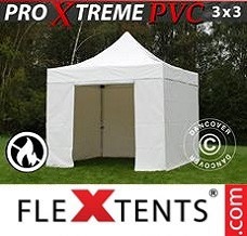 Event tent  3x3 m White, Incl. 4 sidewalls