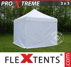 Event tent  3x3 m White, incl. 4 sidewalls