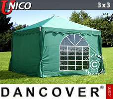 Event tent  3x3 m, Dark Green