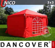 Event tent 3x3 m, Red