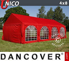Event tent 4x8 m, Red