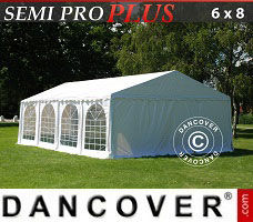 Event tent  6x8 m PVC, White