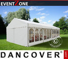 Event tent  6x12 m PVC, White