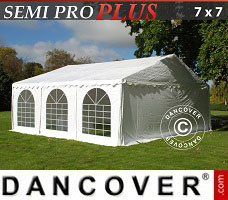 Event tent 7x7 m PVC, White