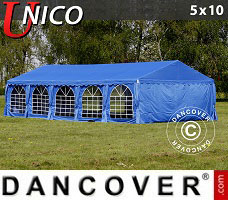 Event tent  5x10 m, Blue