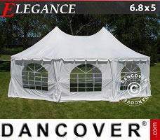 Event tent 6.8x5 m, Off-White