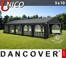 Event tent 5x10 m, Black