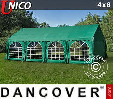 Event tent  4x8 m, Dark Green