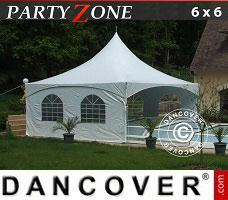 Event tent 6x6 m PVC