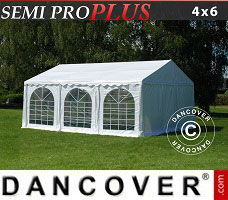 Event tent 4x6 m PVC, White 