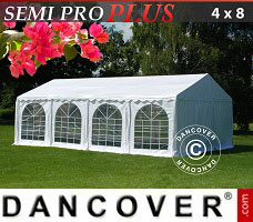 Event tent 4x8 m PVC, White 