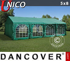 Event tent 5x8m, Dark Green