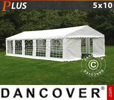 Event tent  5x10 m PE, White