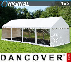 Event tent 4x8 m PVC, Panorama, White