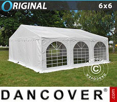 Event tent 6x6 m PVC, White