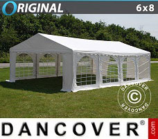 Event tent 6x8 m PVC, White