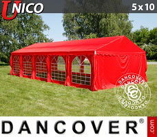 Event tent 5x10 m, Red