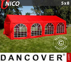 Event tent 5x8m, Red