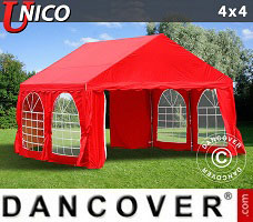 Event tent  4x4 m, Red
