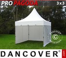 Event tent  3x3 m White, incl. 4 sidewalls