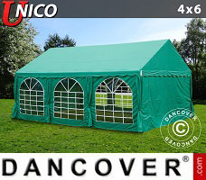 Event tent 4x6 m, Dark Green