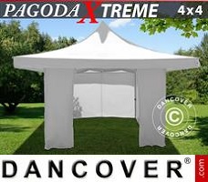 Event tent 4x4 m / (5x5 m) White, incl. 4 sidewalls