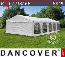 Event tent 6x10 m PVC, White